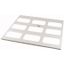 XLST5F858 Bottom-/top plate for F3A flanges, for WxD = 800 x 800mm, IP55, grey thumbnail 1