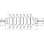 DEHNmid MV arrester Ur: 33kV In: 10kA line disch. class 1 incr. creepa thumbnail 2