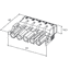 Screwless coupler 5-p socket, red thumbnail 2