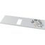 XMN130604C Front cover, +mounting kit, for NZM1, horizontal, 3/4p, HxW=150x425mm, grey thumbnail 3