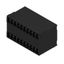 PCB plug-in connector, male header, closed side, THT/THR solder connection, 3.81 mm, Number of poles: 20, 90°, Solder pin length (l): 3.2 mm, tinned, black, Box thumbnail 4