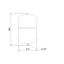 Expansion tank MDB GT-H-8 PN10 V 8L , vertical, diaphragm thumbnail 2