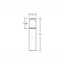 MEGA LATERNE F, 10 W, 660 lm, 840, silver, on/off Bollards, D 115 H 50 thumbnail 4