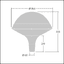 PLD R 18L35-740 R/S BS 3550 T60 CL1 GY - LED Amenity lighting lantern thumbnail 3