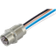 M12 Power female recept. L-cod. front incl.nut PUR-wires 5x1.5 3m thumbnail 2