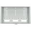 BPZ-MT-800/400-3-W Meter trough H=400mm, 3 meter mounting units, for housing width 800mm, white thumbnail 4