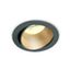 BLACK GU10 10W BRASS REFLECTOR DARK LIGHT ADJUSTABLE thumbnail 2