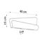 WALL LAMP BASCIA WHITE G9 2X40W IP20 thumbnail 7