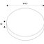 LED PLOT ROUND cover, 4 slots, silver grey thumbnail 1