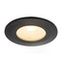 Decorative frame for F-Light downlight,flat,round,black thumbnail 3