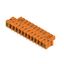 PCB plug-in connector, female header, Inverted flange, THT solder connection, 5.08 mm, Number of poles: 11, 90°, Solder pin length (l): 3.2 mm, tinned, orange, Box thumbnail 2
