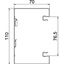 GS-S70110LGR Device installation trunking symmetrical 70x110x2000 thumbnail 2