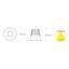 BLACK LED 7W WW IP20 60deg 230V ADJUSTABLE DARK LIGHT thumbnail 2