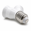 Lamp Holder Y-Type Adapter E27 White thumbnail 1