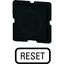 287TQ25 Button plate for push-button, Inscription: RESET, 25 x 25 thumbnail 2