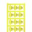 SlimFix Clip, Conductor and cable markers, 4 - 6 mm, 21 x 9.3 mm, yellow thumbnail 1
