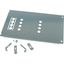 XMN130806M-BS Mounting plate, +mounting kit, for NZM1, horizontal, 3/4p, HxW=200x600mm thumbnail 2