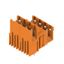 PCB plug-in connector, male header, open side, THT solder connection, 5.08 mm, Number of poles: 8, 180°, Solder pin length (l): 3.2 mm, tinned, orange, Box thumbnail 1