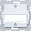 Central plate for RDM single module, A.x/C.x/S.x/B.x/Q.x/K.x white glass thumbnail 1