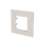Frame 1-gang / 2-modules - Niessen logo - S - Dune thumbnail 2