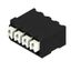 Printed circuit board terminals, 3.81 mm, Number of poles: 4, 90°, Solder pin length (l): 1.5 mm, black, PUSH IN with actuator, Clamping range, max. : 1.5 mm², Tape thumbnail 4