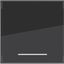 Rocker single, large text field, clear lens, A.x/C.x, night black glass. thumbnail 1