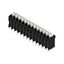Printed circuit board terminals, 3.81 mm, Number of poles: 13, 180°, Solder pin length (l): 3.5 mm, black, PUSH IN with actuator, Clamping range, max. : 1.5 mm², Tube thumbnail 4