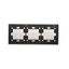Two gang switch, (Mechanism), 16AX, black thumbnail 2