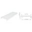 PMMA cover MF flat transparent L-2000mm W-43,9mm H-9,8mm thumbnail 4