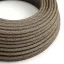 Linen Brown Melange Textile Cable - The Original Creative-Cables - RN04 round 2x0.75mm / 3x0.75mm thumbnail 1