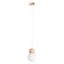 Pendant lamp PEKKA 1 white/natural wood thumbnail 3