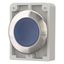 M30I-FDL-B Illuminated pushbutton actuator, RMQ-Titan, flat, momentary, Blue, blank, Front ring stainless steel thumbnail 5