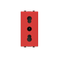 Socket outlet IT P17/11 16/10A - 1M - Red thumbnail 1