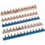 Z-SV-10/1P-F/13 Phase busbar, 1-phase, 10qmm, angled gray, pin, 13SU thumbnail 1