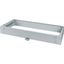 BPZ-KR8.51/400 Cable arrangement plinth for floor standing distribution board IP54, HxWxD=100x850x400mm, grey thumbnail 2