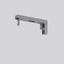 Wall mounting L 258 B 38 H 104 colour: silver thumbnail 1