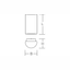 Colonna IP 44, 9 W, 900 lm, 830, white, on/off Wall luminaires, L 245  thumbnail 3
