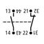 Aux contact for contacter S 5-6, 1 NO 1 NC, lateral 1. level thumbnail 3