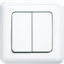 Rocker switch full ST550 alp.white series thumbnail 2
