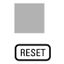 287LQ18 Insert label, transparent, RESET thumbnail 1