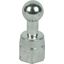 Fixed ball point D=25mm, straight with M12 female thread thumbnail 1