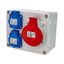 Cabinet 3069 2x230V and 1x400V/16A/5p socket thumbnail 1