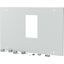 XMN44F04C Front plate, NZM4, 4p, fixed version, W=425mm, grey thumbnail 5