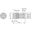 Pushbutton, high, momentary, 1 N/O, 1 N/C, black, Screw connection, Be thumbnail 6