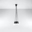 HANGING LAMP DIEGO 5 BLACK E27 5X60W IP20 thumbnail 3