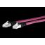 Patch cord Cat.6A AWG 26 0.2 m violet-black thumbnail 2
