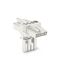 T-distribution connector 4-pole Cod. A white thumbnail 1