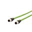 M12 Industrial Ethernet cable, D-coded, 0.5 m, M12 plug straight - M12 thumbnail 1