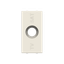 TV outlet cover plate - 1M - White thumbnail 1