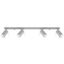 RING CEILING LAMP 4L GREY GU10 4X40W IP20 thumbnail 1